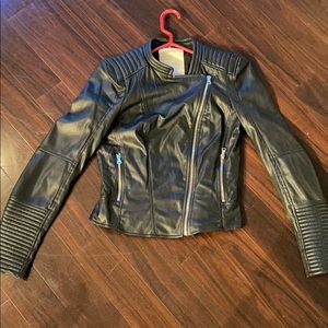Zara faux leather jacket
